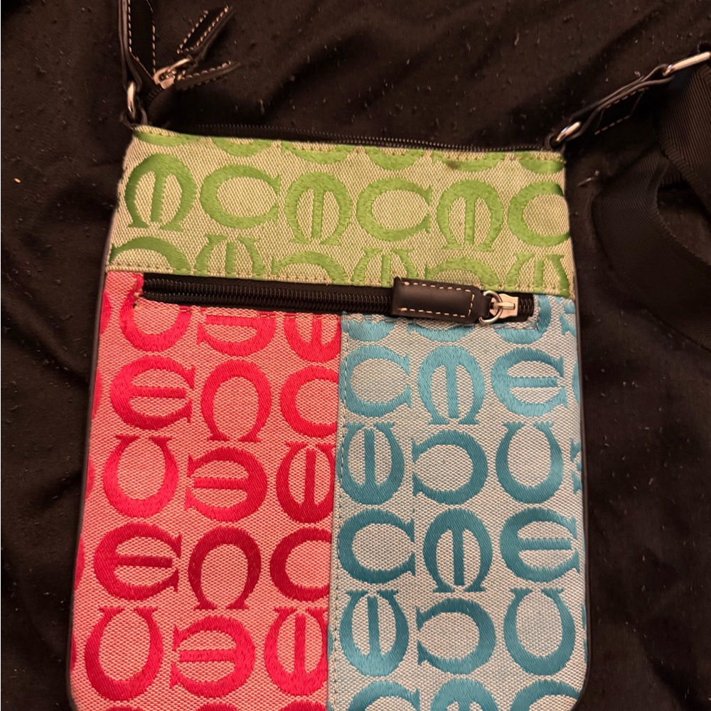 Vibrant Patchwork Crossbody Bag (C) - image 3